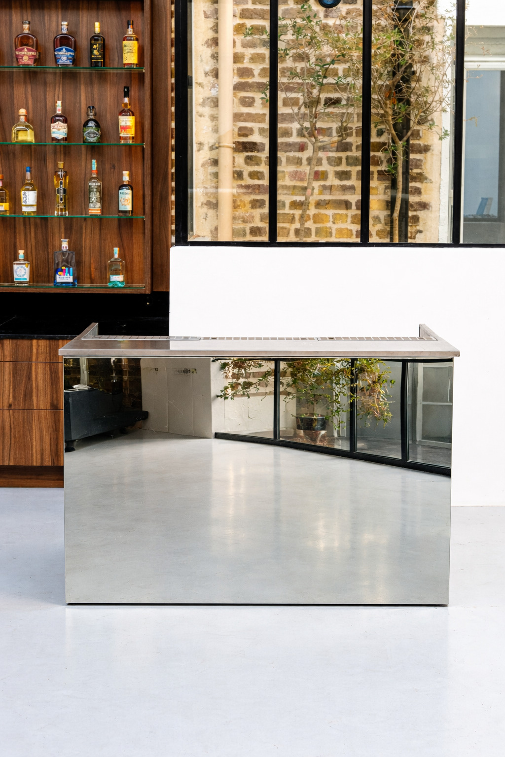 Bar dibond miroir Le Bar Mobile